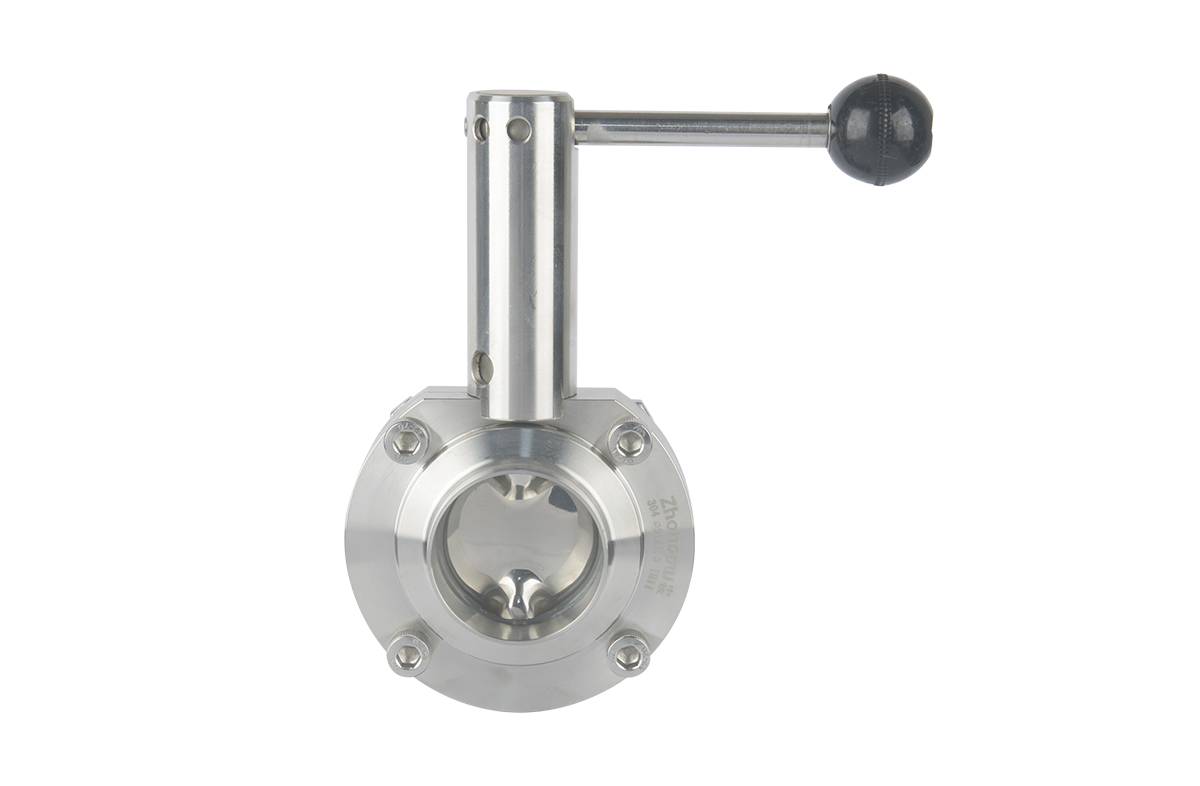 對(duì)焊蝶閥(加高拉桿式手柄)