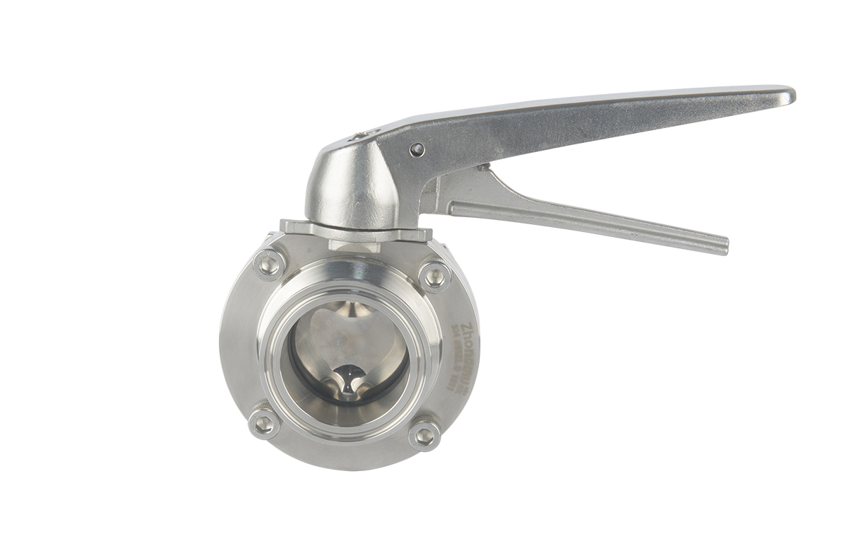 快裝蝶閥（不銹鋼多位手柄）