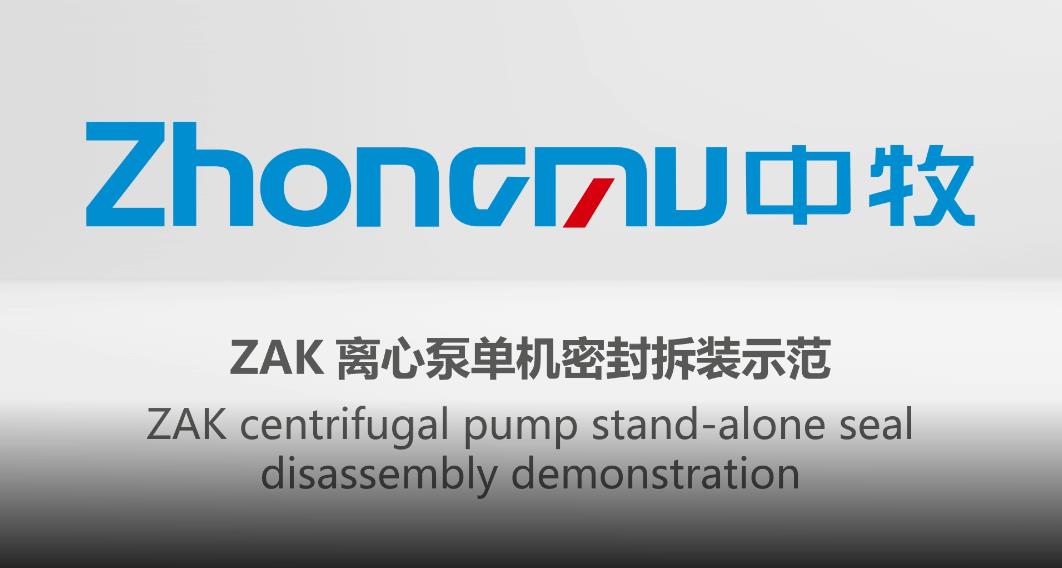 單機(jī)封離心泵拆裝視頻